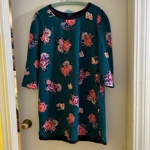 Xhilaration Green floral dress